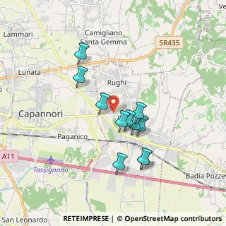 Mappa Via del Centenario, 55016 Porcari LU, Italia (1.56)