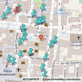 Mappa Via Arcivescovato, 55100 Lucca LU, Italia (0.092)