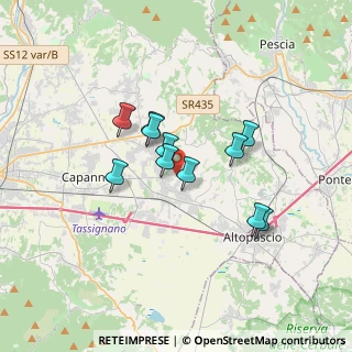 Mappa Via Sbarra, 55016 Porcari LU, Italia (2.69909)