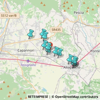 Mappa Via Sbarra, 55016 Porcari LU, Italia (3.02538)