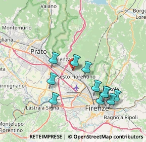 Mappa Via Danilo Innocenti, 50019 Sesto Fiorentino FI, Italia (7.49)