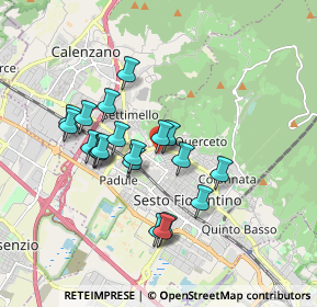 Mappa Via Danilo Innocenti, 50019 Sesto Fiorentino FI, Italia (1.587)