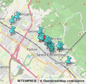 Mappa Via Danilo Innocenti, 50019 Sesto Fiorentino FI, Italia (1.51929)