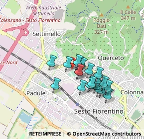 Mappa Via Danilo Innocenti, 50019 Sesto Fiorentino FI, Italia (0.6855)