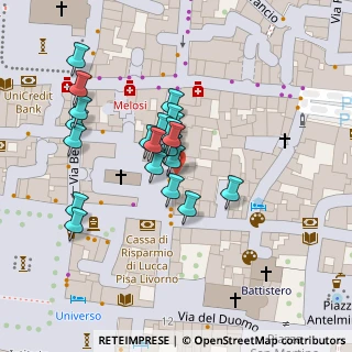 Mappa Corte del Biancone, 55100 Lucca LU, Italia (0.03333)