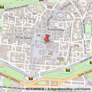 Mappa Via Cenami,  12, 55100 Lucca, Lucca (Toscana)