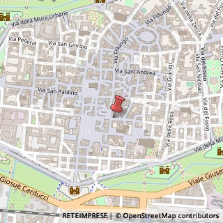 Mappa Via del Battistero,  7, 55100 Lucca, Lucca (Toscana)