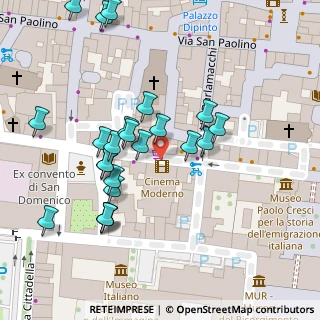 Mappa Via Vittorio Emanuele II, 55100 Lucca LU, Italia (0.05652)