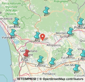 Mappa Via Comunale San Rocco, 55012 Capannori LU, Italia (22.345)