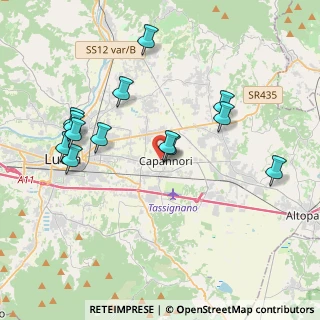 Mappa Via Comunale S. Rocco, 55012 Capannori LU, Italia (4.08538)