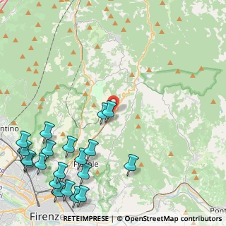 Mappa Caldine, 50133 Fiesole FI, Italia (6.4225)