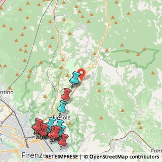 Mappa Caldine, 50133 Fiesole FI, Italia (6.5105)