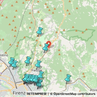 Mappa Caldine, 50133 Fiesole FI, Italia (6.653)