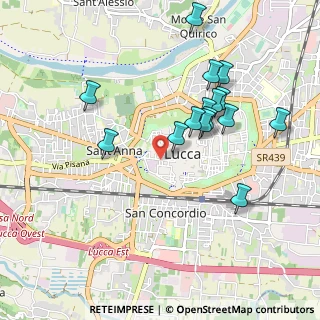 Mappa Via del Ghironcello, 55100 Lucca LU, Italia (0.96267)