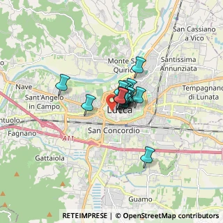 Mappa Via del Ghironcello, 55100 Lucca LU, Italia (0.75389)