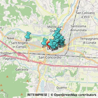 Mappa Via del Ghironcello, 55100 Lucca LU, Italia (0.78625)