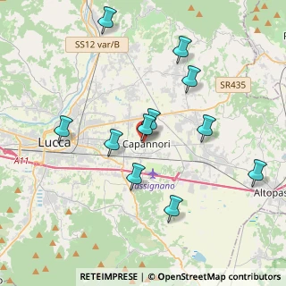 Mappa Via Romana, 55012 Capannori LU, Italia (3.95727)