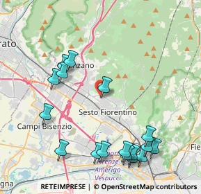 Mappa Via del Mandorlo, 50019 Sesto Fiorentino FI, Italia (4.92)