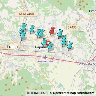 Mappa Capannori, 55012 Capannori LU, Italia (3.06929)