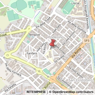 Mappa Via Cadore, 4, 61032 Fano, Pesaro e Urbino (Marche)