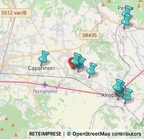 Mappa Piazza F. Orsi, 55016 Porcari LU, Italia (4.20818)