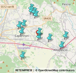 Mappa Piazza F. Orsi, 55016 Porcari LU, Italia (3.91692)