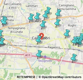 Mappa Via del Babbi, 55012 Capannori LU, Italia (2.789)