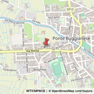 Mappa Via Roma, 6, 51019 Ponte Buggianese, Pistoia (Toscana)