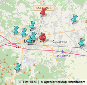 Mappa LU 55100, 55100 Lucca LU, Italia (4.71909)