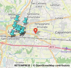 Mappa LU 55100, 55100 Lucca LU, Italia (2.09909)