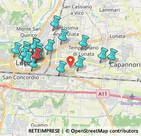 Mappa LU 55100, 55100 Lucca LU, Italia (2.032)