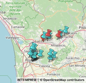 Mappa LU 55100, 55100 Lucca LU, Italia (12.333)