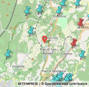 Mappa Via Di Roncastaldo, 50019 Sesto Fiorentino FI, Italia (3.519)