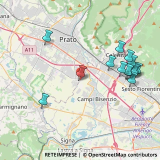 Mappa Campi Bisenzio, 59100 Prato PO, Italia (4.83214)