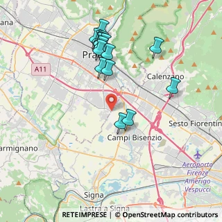 Mappa Campi Bisenzio, 59100 Prato PO, Italia (4.11118)