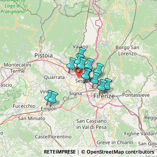 Mappa Campi Bisenzio, 59100 Prato PO, Italia (8.21462)