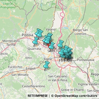 Mappa Campi Bisenzio, 59100 Prato PO, Italia (10.3325)