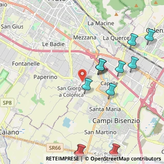 Mappa Campi Bisenzio, 59100 Prato PO, Italia (2.49333)
