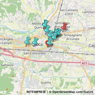 Mappa Via Oberdan, 55100 Lucca LU, Italia (1.22615)