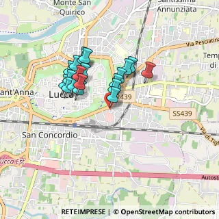 Mappa Via Oberdan, 55100 Lucca LU, Italia (0.742)