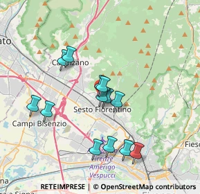 Mappa Via Raffaello Sanzio, 50019 Sesto Fiorentino FI, Italia (3.32923)