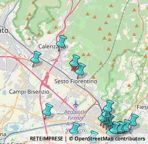 Mappa Via Raffaello Sanzio, 50019 Sesto Fiorentino FI, Italia (6.493)