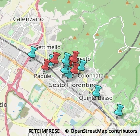 Mappa Via Raffaello Sanzio, 50019 Sesto Fiorentino FI, Italia (1.3025)
