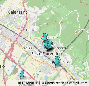 Mappa Via Raffaello Sanzio, 50019 Sesto Fiorentino FI, Italia (1.28818)