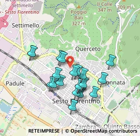 Mappa Via Raffaello Sanzio, 50019 Sesto Fiorentino FI, Italia (0.805)