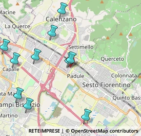 Mappa Via Rodolfo Morandi, 50019 Sesto Fiorentino FI, Italia (2.70636)