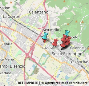 Mappa Via Rodolfo Morandi, 50019 Sesto Fiorentino FI, Italia (1.55417)