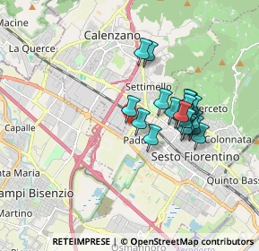 Mappa Via Rodolfo Morandi, 50019 Sesto Fiorentino FI, Italia (1.46737)