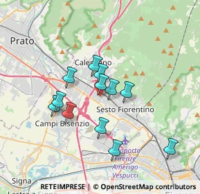 Mappa Via Rodolfo Morandi, 50019 Sesto Fiorentino FI, Italia (2.97667)