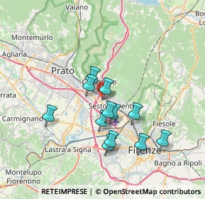 Mappa Via Rodolfo Morandi, 50019 Sesto Fiorentino FI, Italia (6.16167)